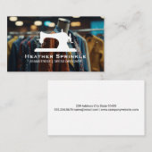 naaimachine | Mode kleding Visitekaartje (Voorkant / Achterkant)