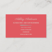 Naaimachine naaddruk Visitekaartje (Achterkant)