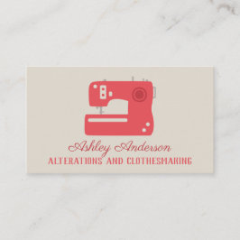 Naaimachine naaddruk Visitekaartje