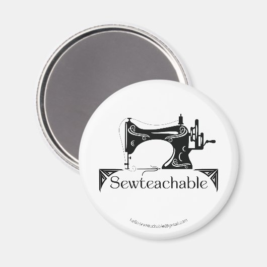  naaimachine, naaibaar magneet (Voorkant / Achterkant)