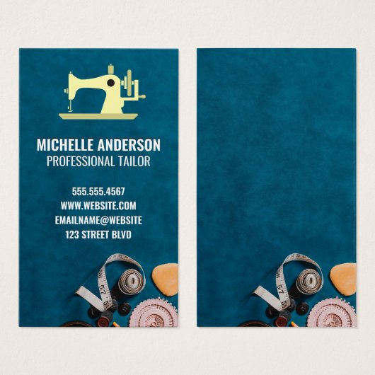 Naaimachine | Naaigereedschap Visitekaartje (Voorkant /achterkant)