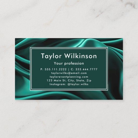 Naaimachine naaimachine groen visitekaartje (Achterkant)