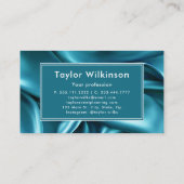 Naaimachine Naaister Blauwgroen Blauw Visitekaartje (Achterkant)