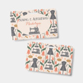 naaimachine naaister kleermaker badge (Voor- en achterkant)