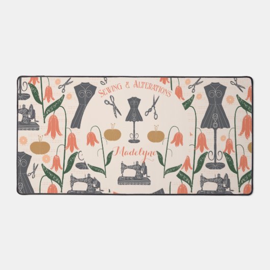  naaimachine naaister kleermaker bureaumat (Voorkant)