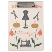  naaimachine naaister kleermaker klembord (Voorkant)
