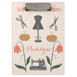  naaimachine naaister kleermaker klembord