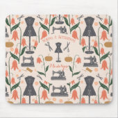  naaimachine naaister kleermaker muismat (Voorkant)