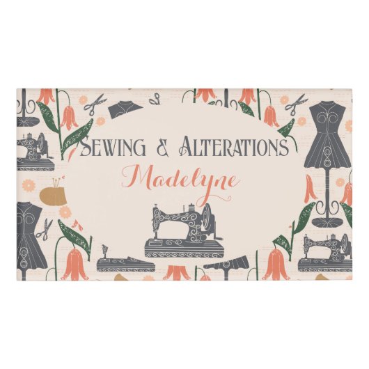  naaimachine naaister kleermaker naambadge (Voorkant)