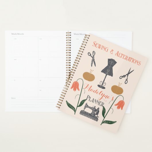  naaimachine naaister kleermaker planner (Display)