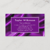 Naaimachine naaistress Paarse Visitekaartje (Achterkant)