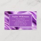 Naaimachine naaistress Paarse Visitekaartje (Achterkant)