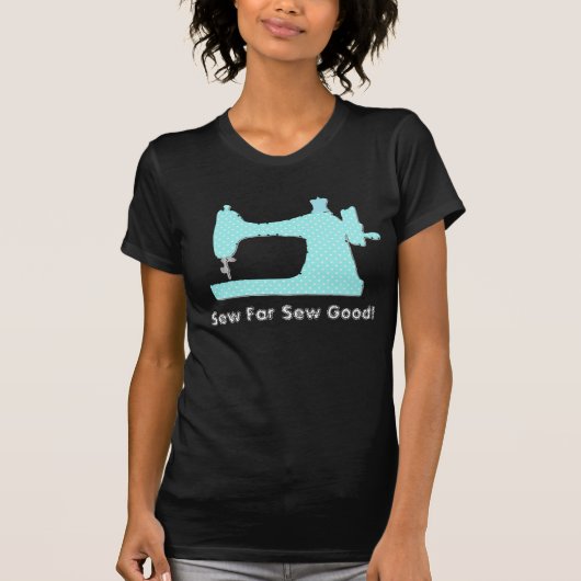 naaimachine naait ver naaigoed shirt (Voorkant)