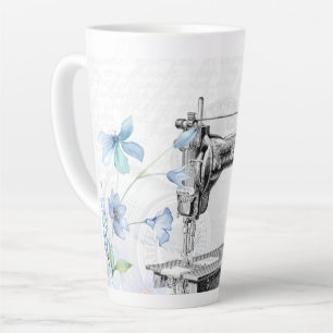  naaimachine-naald latte mok