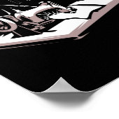 Naaimachine op maat Quilten Haken Poster (Hoek)