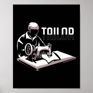 Naaimachine op maat Quilten Haken Poster