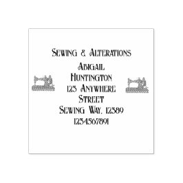  naaimachine op maat rubberstempel