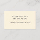 naaimachine op maat van room visitekaartje (Achterkant)