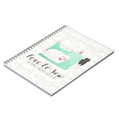 naaimachine op Shabby Chic Lace & Burlap Notitieboek (Linkerzijde)