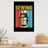 naaimachine poster (Keuken)