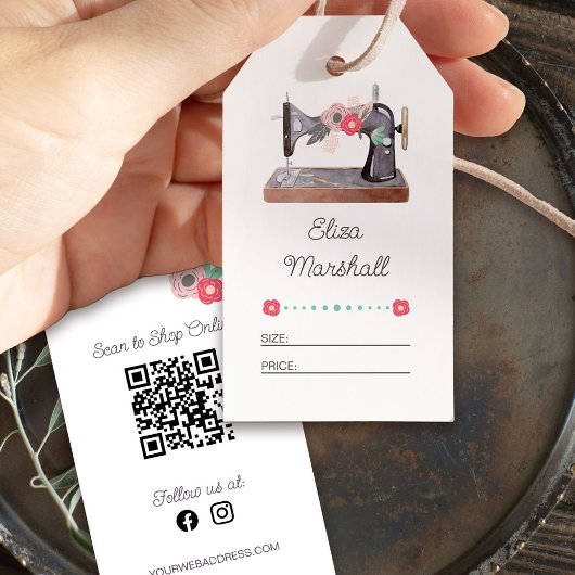 naaimachine - Prijs afmeting Prijs Labels Cadeaulabel