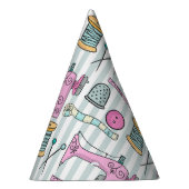 naaimachine - roze naaiwerk feesthoedjes (Rechts)