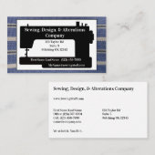 Naaimachine standaard, Visitekaartje van 3,5 x 2,0 (Voorkant / Achterkant)