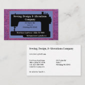 Naaimachine standaard, Visitekaartje van 3,5 x 2,0 (Voorkant / Achterkant)