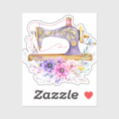 naaimachine sticker (Vel)