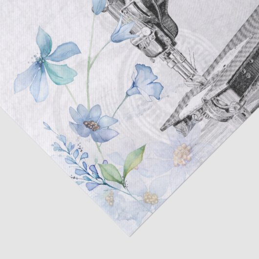 naaimachine tissuepapier (Detail)