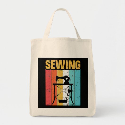 naaimachine tote bag (Voorkant)
