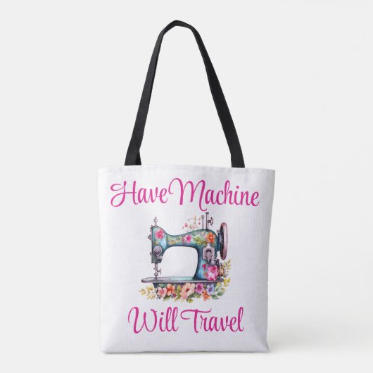 naaimachine tote bag (Achterkant)