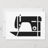 Naaimachine Uitnodigingen (Voorkant)