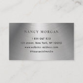 naaimachine van metaal visitekaartje (Achterkant)