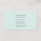  naaimachine visitekaartje (Achterkant)