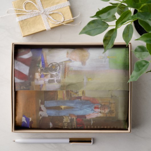 Naaimachine - vlag - Freedom Fabric 1909 Tissuepapier (Geschenk)