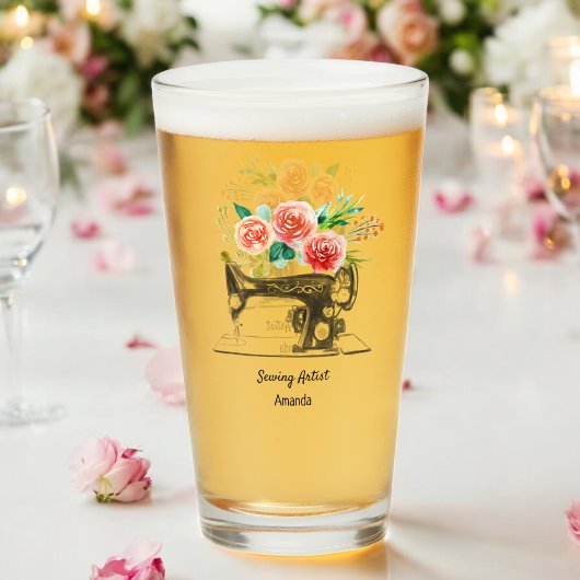 Naaimachine voor kunstdressmaker Tailor Glass Cup Glas
