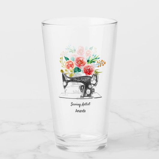 Naaimachine voor kunstdressmaker Tailor Glass Cup Glas (Voorkant)