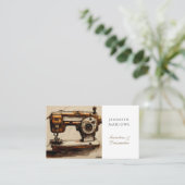 naaimachine voor naaimachines visitekaartje (Staand voorkant)