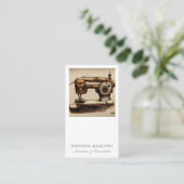 naaimachine voor naaimachines visitekaartje (Staand voorkant)