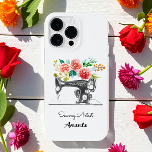 Naaimachine voor zeemacht iPhone 14 plus hoesje