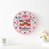 Naaimachine wandklok (Huis)