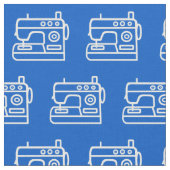 Naaimachine — Witte contourontwerpstructuur Stof (Close Up)
