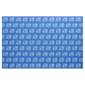 Naaimachine — Witte contourontwerpstructuur Stof (Fat Quarter)