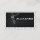 naaimachine | Witte opvulling Visitekaartje (Voorkant)