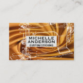  naaimachine | Zijdeweefsel Visitekaartje (Voorkant)