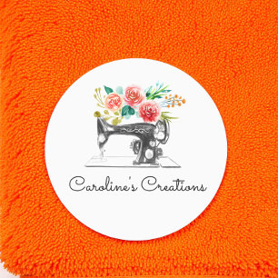 Naaimachine Zwart Wit Naaisters Tailor Labels