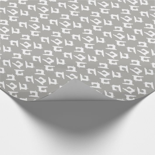 Naaimachinekamers ・ Wit Cadeaupapier (Hoek)