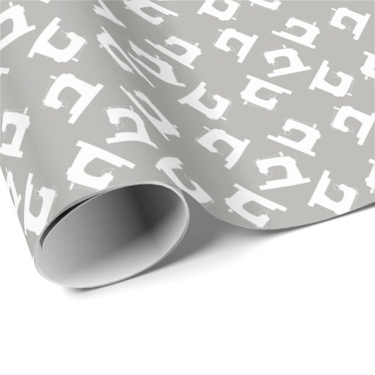 Naaimachinekamers ・ Wit Cadeaupapier (Rol Hoek)