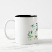 naaimachines en -bloemen tweekleurige koffiemok (Links)